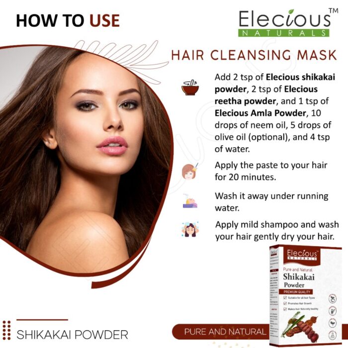Elecious Naturals Shikakai Powder