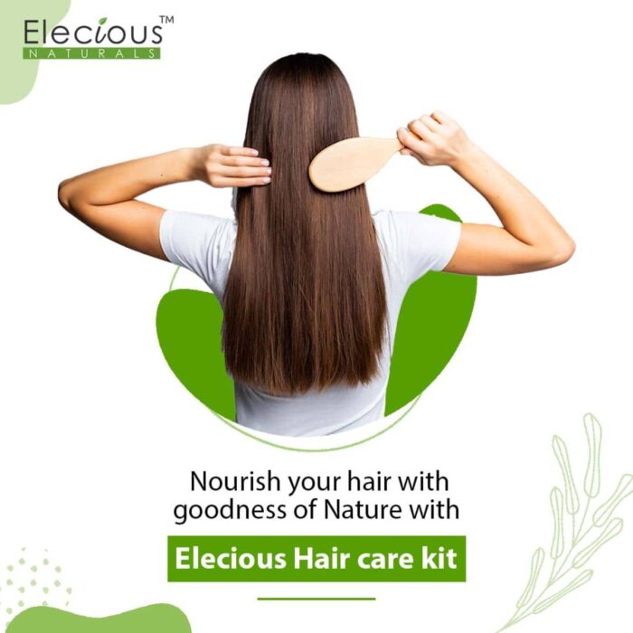 Elecious Naturals Complete Hair care Kit - Includes 6 products [VALUE PACK]