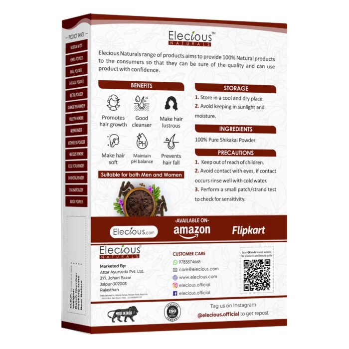 Elecious Naturals Shikakai Powder for Hair